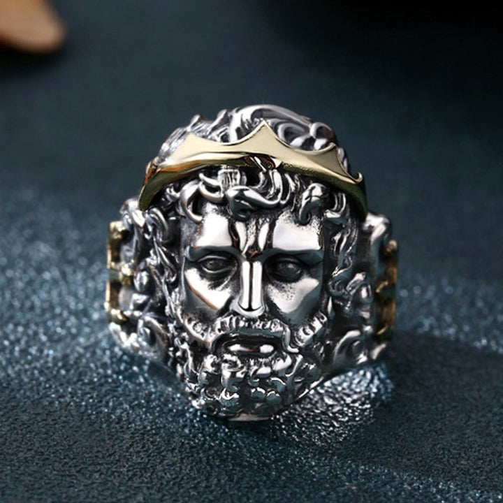 Men's Sterling Silver Zeus Ring