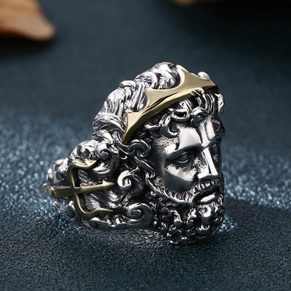 Men's Sterling Silver Zeus Ring