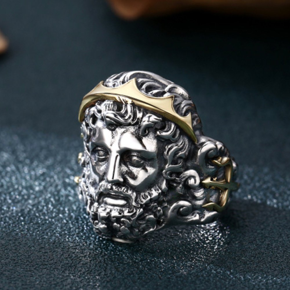 Men's Sterling Silver Zeus Ring