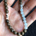 Men’s Sandalwood and Jadeite Jade Bead Bracelet