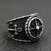 Men's Sterling Silver Anchor Ring