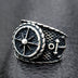 Men's Sterling Silver Anchor Ring