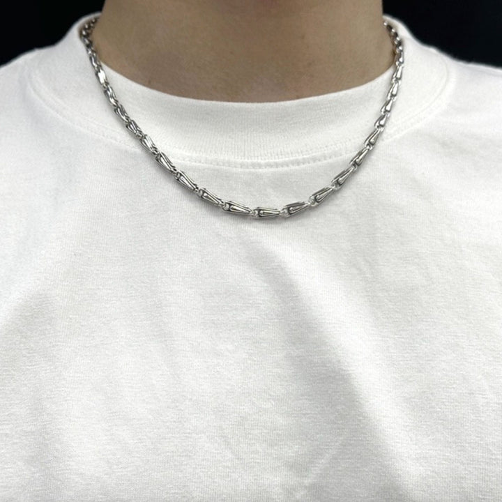 Men's Sterling Silver Bar Chain