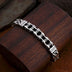 Men’s Sterling Silver Byzantine Bike Chain Bracelet