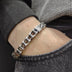 Men’s Sterling Silver Byzantine Bike Chain Bracelet