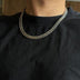Men’s Sterling Silver Chevron Chain