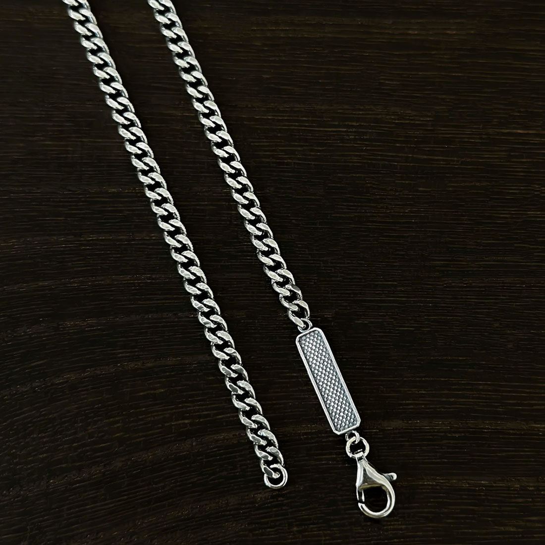 Men's Sterling Silver Cuban Link Chain 4mm