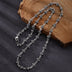 Men’s Sterling Silver Gothic Cross Link Chain 20"-24"