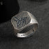 Men’s Sterling Silver  Anubis Signet Ring