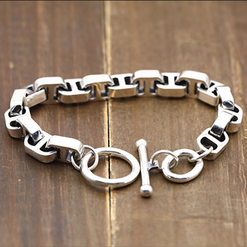Men's Sterling Silver Mariner Chain Bracelet