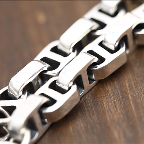 Men's Sterling Silver Mariner Chain Bracelet