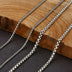 Men’s Sterling Silver Round Box Chain