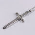 Men's Sterling Silver Sword Pendant Necklace