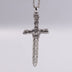 Men's Sterling Silver Sword Pendant Necklace