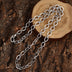 Men’s Sterling Silver Textured Oval Link Chain