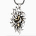 Men's Sterling Silver Thorns Tangled Cross Necklace