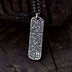 Men’s Sterling Silver Tibetan God of Wealth Necklace