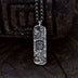 Men’s Sterling Silver Tibetan God of Wealth Necklace
