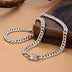 Men’s Sterling Silver Vajra Clasp Cuban Link Chain