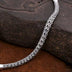 Men’s Sterling Silver Woven Wheat Chain Bracelet
