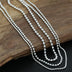 2-3 mm Sterling Silver Bead Chain 18"-30"