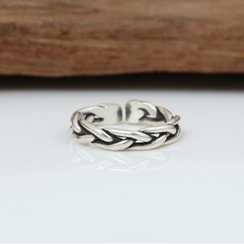 Sterling Silver Braided Wrap Ring