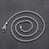 Sterling Silver Byzantine Chain for Men