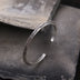 Sterling Silver Carved Cuff Bracelet