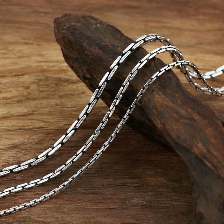 1.5-3 mm Men's Sterling Silver Coreanna Chain 18"-24"