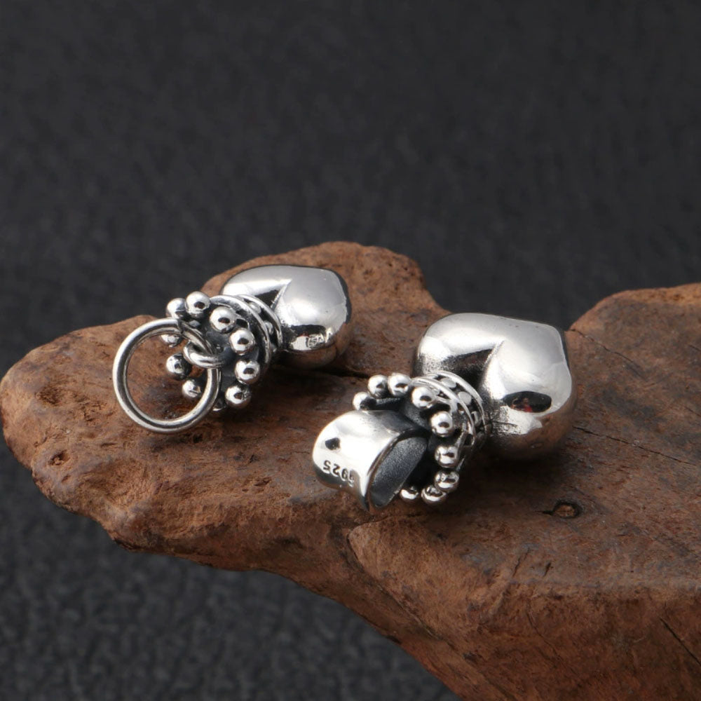 Sterling Silver Crown Heart Pendant Necklace