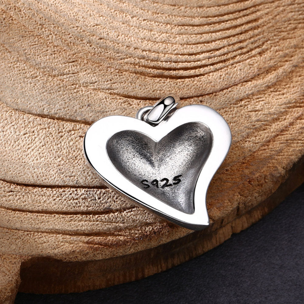 Sterling Silver Fixing a Broken Heart Pendant Necklace