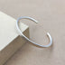 Sterling Silver Hammered Cuff Bracelet