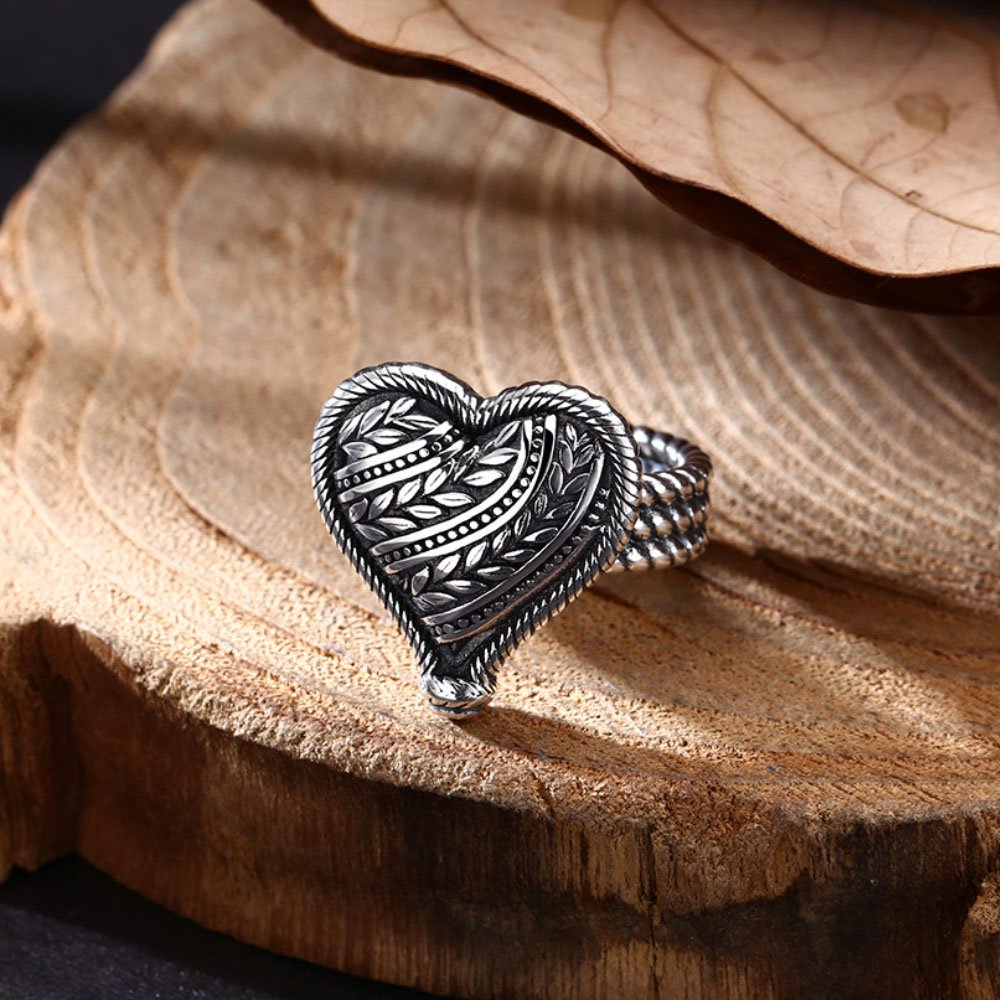 Sterling Silver Heart Ring