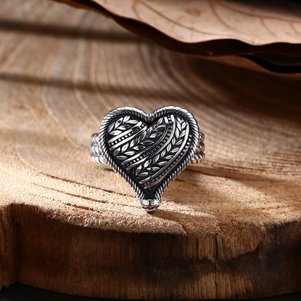 Sterling Silver Heart Ring