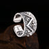Sterling Silver Iron Crosses Ring for Men