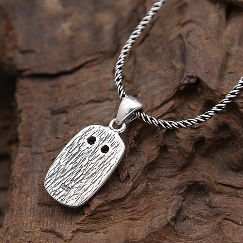 Sterling Silver Owl Pendant Necklace