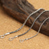 1-2 mm Sterling Silver Rope Chain 16"-24"