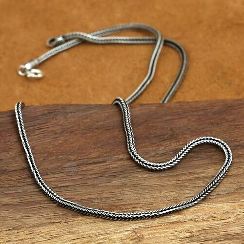 2 mm Sterling Silver Wheat Chain 18"-30"