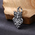 Sterling Silver Celtic Knot Owl Pendant Necklace