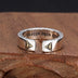 Sterling Silver All-Seeing Eyes Wrap Ring