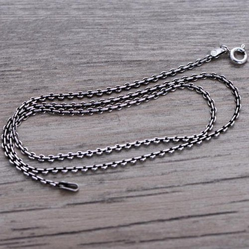 Sterling Silver Cable Chain 18"-24"