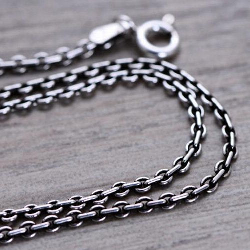 Sterling Silver Cable Chain 18"-24"