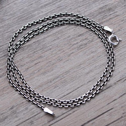 Sterling Silver Cable Chain 18"-24"