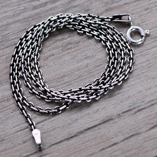 Sterling Silver Cable Chain 18"-24"