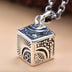 Sterling Silver Eye of Horus Dice Necklace
