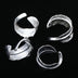 Sterling Silver Feather Wrap Ring