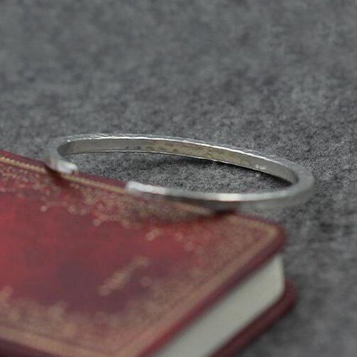 Sterling Silver Hammered Cuff Bracelet