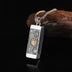 Sterling Silver Harmonica Pendant Necklace