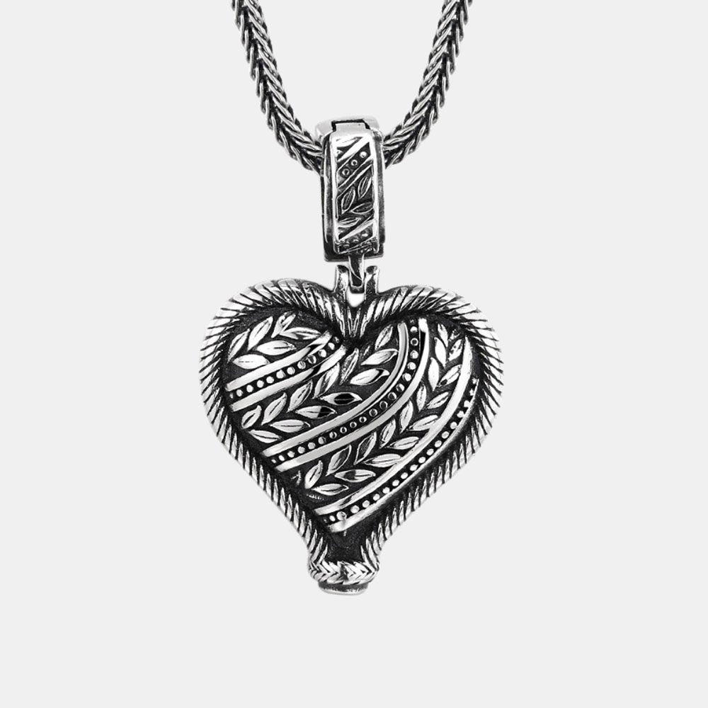 Sterling Silver Heart Pendant Necklace