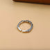 Sterling Silver Ivy Pattern Twisted Pinky Ring
